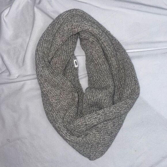 Vans Grey and white shimmer infinity scarf (like new!) - Picture 1 of 3
